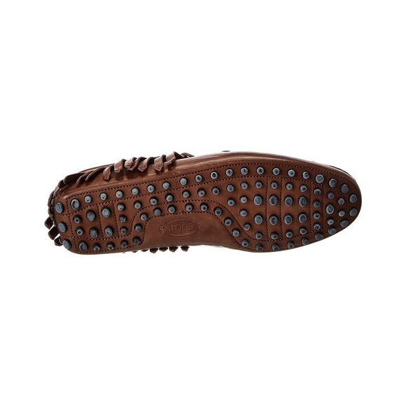 Tods Leather Moccasin, Brown